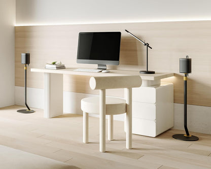 FITUEYES Design Universal Speaker Stand, Adjustable Height Speaker Stands Pair for Satellite & Small Bookshelf Speaker up to 11LBS, Extend 27.5” to 39.3” for Multi-Audio, Master Series