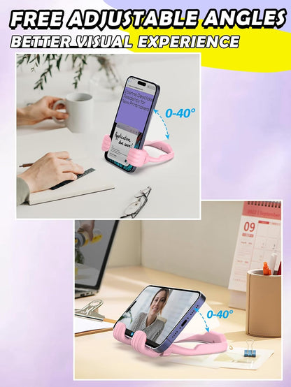 Cell Phone Stand Thumbs Up Lazy Phone Stand - Phone Holder 2025 College Graduation Gifts for Her Him Cellphone iPhone Stand for Desk Birthday Gifts for Teens Girls Boys Adults Women Men Wife