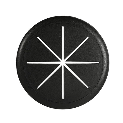 HYCC 2 Pack 2-3/8 Inch Flexible Desk Grommet,Organize Wires and Cables on Office Equipment, Computer Components, Entertainment Systems Effectively - Color: Black