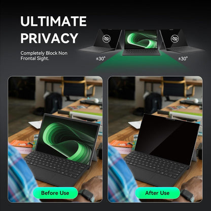 Laptop Privacy Screen for 13inch Surface Pro 11/10/9/8/X, Removable Computer Screen Anti-Spy Filter Shield for Microsoft Surface Pro 13in