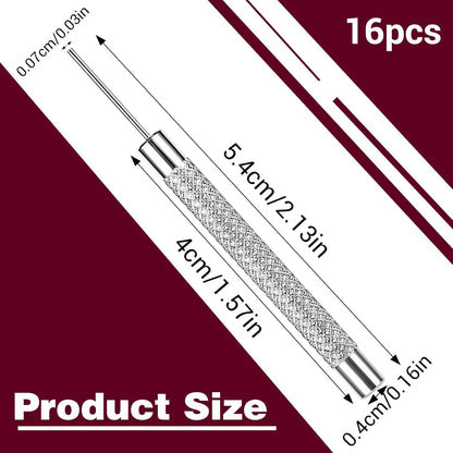 16 Pcs SIM Card Removal Pin, SIM Card Tray Ejector Pins Removal Opening Tool Watch Chain Link Remover Pin Tools Smartphone Ejector Pins Needle Remover for Cell Phone Opener