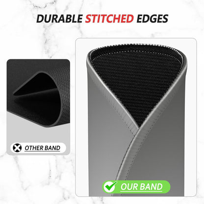 ITNRSIIET Mouse Pad Non-Slip Rubber Base Smooth Surface Stitched Edges Waterproof Durable Compatible with All Mice for Office & Gaming, Desk Accessory, Diameter 8.7 inch, Ash Gradient
