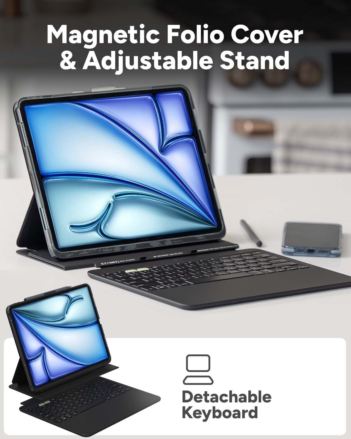 ZAGG Pro Keys 2 iPad Air 11" (M3)/ Air 11" (M2)/ iPad Air 10.9" (4th & 5th Gen)