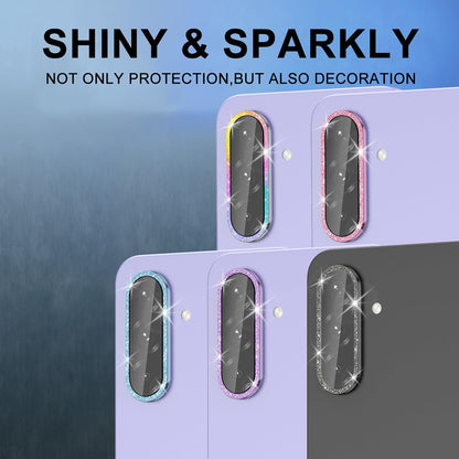 for Samsung Galaxy A26/A36/A56 Camera Lens Protector, Individual Metal Ring Tempered Glass Lens Cover, [Strong Adsorption] Scratch Resistant Ultra-Thin HD Clear Lens Cover, 1 Set-Colorful