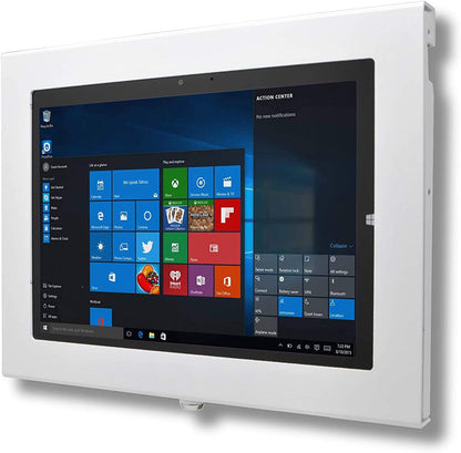 TABcare Locking Anti-Theft Metal Case for Samsung Galaxy TAB A8 10.5" Tablet for Kiosk, POS, Store, Show Display, Time Clock (TAB A8 10.5, White)