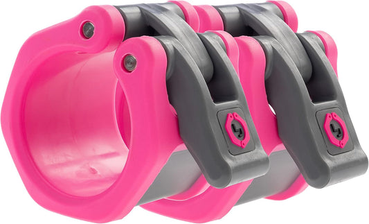 Lock-Jaw HEX 50mm / 2" Olympic Barbell Collar (Pink)