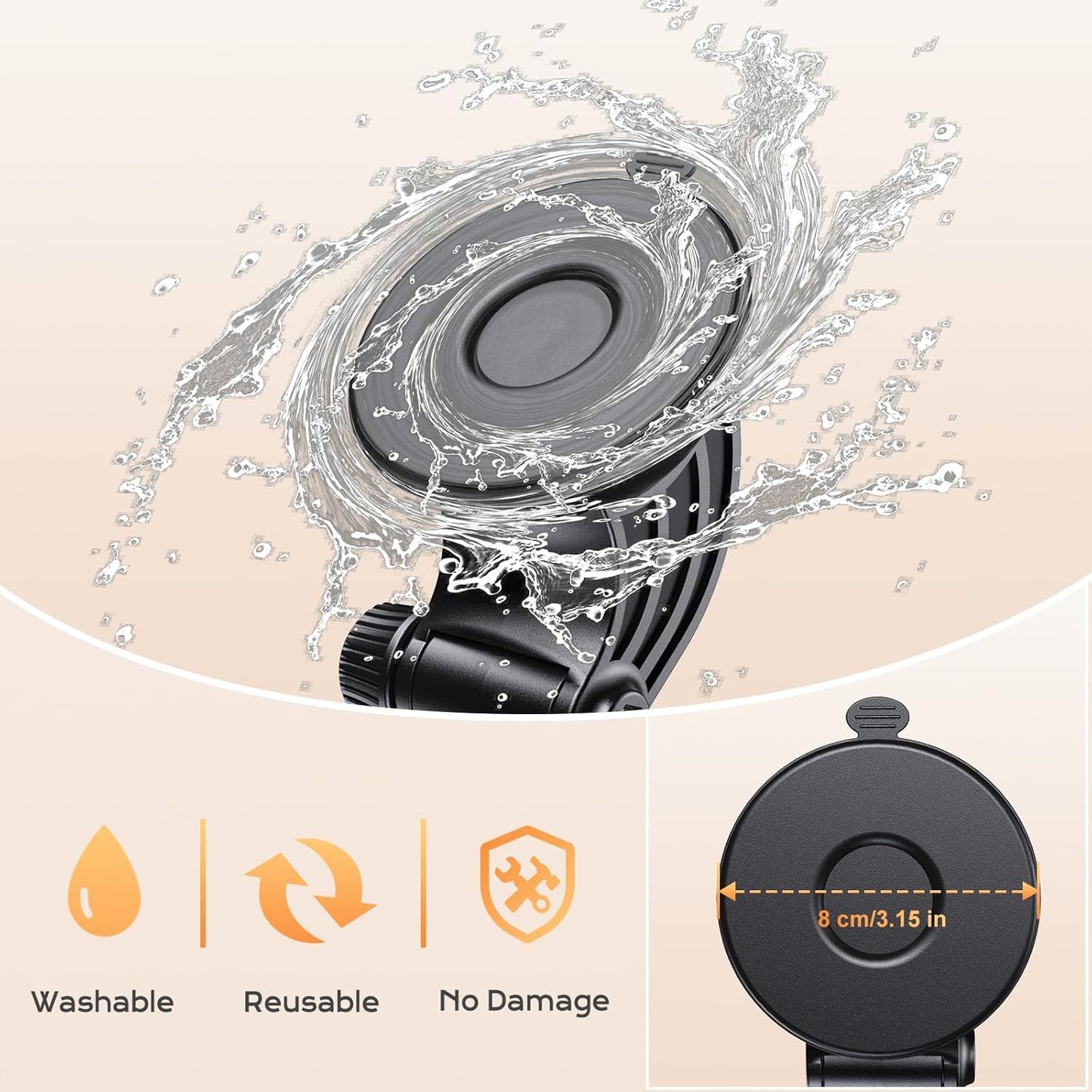 OHLPRO Tablet Holder for Car Dashboard [Suction Cup Mount] Windshield Wall Desk, Adjustable Stand for 5-13" iPad mini Air Pro Galaxy Tab S9 Phone - Heavy Duty Truck Accessories