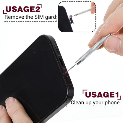 16 Pcs SIM Card Removal Pin, SIM Card Tray Ejector Pins Removal Opening Tool Watch Chain Link Remover Pin Tools Smartphone Ejector Pins Needle Remover for Cell Phone Opener