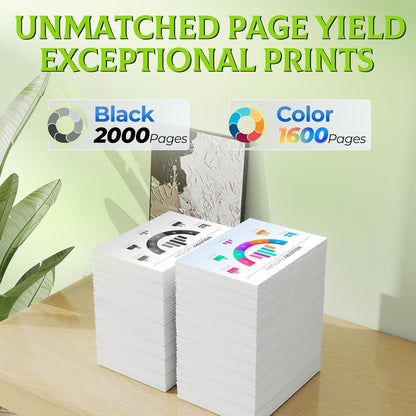 962 XL Ink Cartridges Combo Pack OfficeJet Pro 9015e 9018e 9025e 9010 9020 e Compatible for HP 962XL Ink Cartridges HP962XL/962 HP962XL Printer Ink for OfficeJet Pro 9010 9015 9018 9012 9025 9022 e