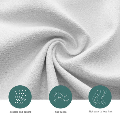 2 Pack Microfiber Liner Cleaning Cloth with Screen Keyboard Imprint Protection for MacBook Pro/AIR 13" 14" 2018-2025, Keyboard Protector Compatible MacBook Air 13/MacBook Pro 14 (M4-M1)-Grey+Yellow