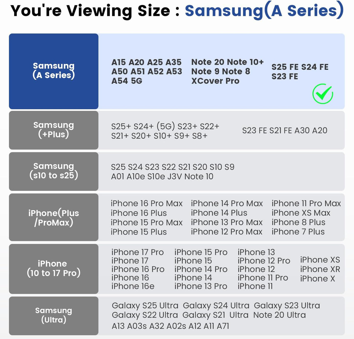DeBin Case for Galaxy A15 A25 A35 A54 5G A53 A52 A51 A50 A20 Note 20 10+ Note 9 8 XCover Pro S24 FE S23 FE Cell Phone Belt Holder Holster Clip Pouch Cover (Fits Samsung Phone with Otterbox Case) Black