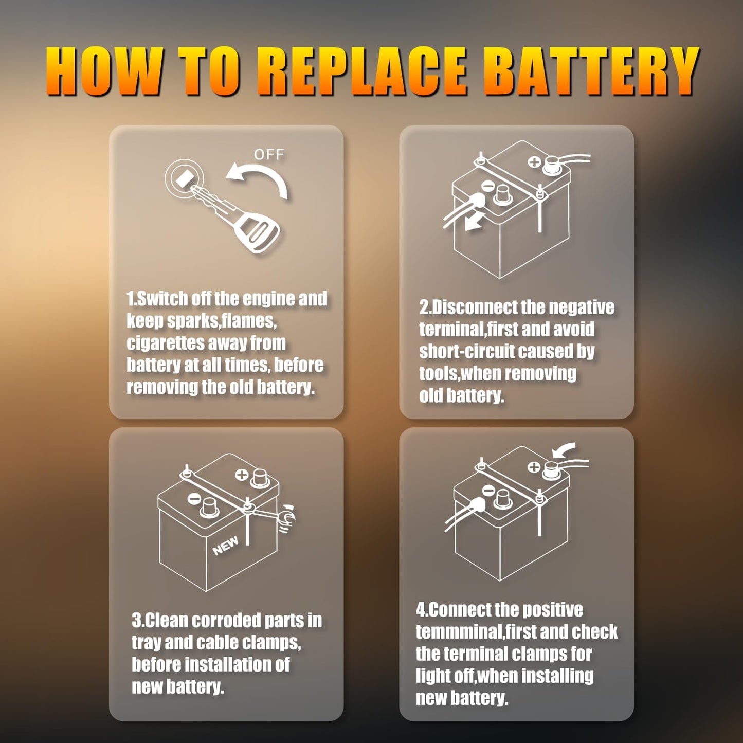 High Performance Lithium Car Battery - G24 12V 60AH with 1100CCA for Start-Stop Systems Auto