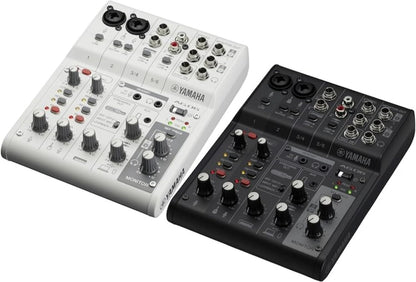 Yamaha AG06MK2 Black 6-Channel Live Streaming Loopback Mixer/USB Interface with Steinberg Software Suite