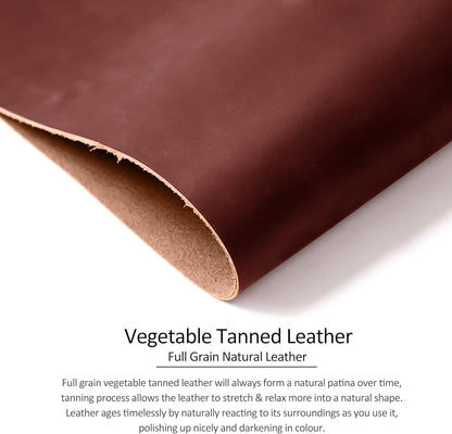 TobbinGear Leather Belt Phone Pouch, Leather Cell Phone Holster, Universal Phone Case with Belt Loops, for Men and Women Large Coffee