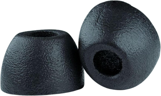 Comply 100 Core Series | Memory Foam Replacement IEM Ear Tips for Etymotic, Westone, Klipsch & More | Superior Noise Isolation, Ultimate Comfort, Secure Fit | Oval, Black, Large (3 Pairs)