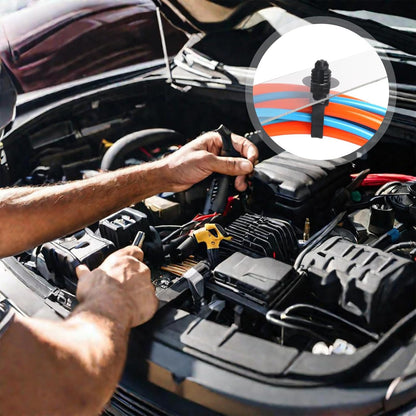 240 Pcs Push Mount Cable Ties Assorted Sizes, Black Nylon Push Mount Zip Ties Wire Harness Clips, 6-Types Snap in Zip Ties Self Locking Automotive Wire Ties for Wire Tying, Automotive