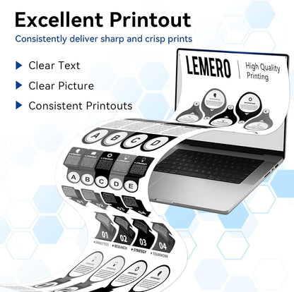 LEMERO Compatible Toner Cartridge Replacement for Brother TN830XL TN830 TN-830 Black High Yield Toner Cartridge Work with DCP-L2640DW HL-L2460DW HL-L2480DW HL-L2405W MFC-L2820DW Printer 830XL 2-Black