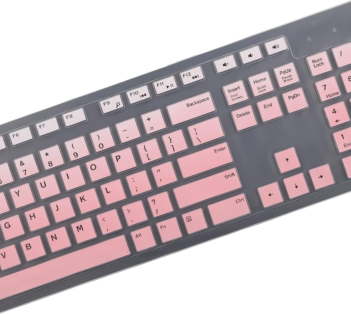Keyboard Cover Skin for Dell KM636 KB216 KB216t KB216d KB216p Wired & Wireless Keyboard, Dell Optiplex 5250 3050 3240 5460 7450 7050, Dell Inspiron Desktop 24" 27" 5400 5490 7700 7790 3475 3670 3477