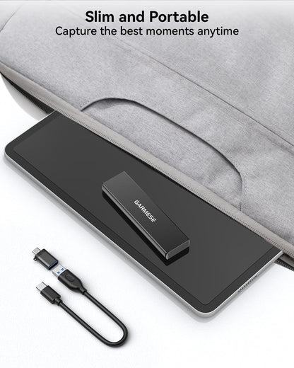 1TB External SSD - Up to 1000MB/s Read Speed USB 3.2 Gen 2 Portable SSD, External Solid State Drives with Type-C Cable for PC Mac Game Console