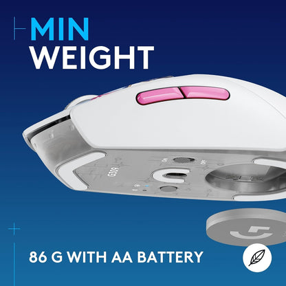 Logitech G309 Lightspeed Wireless Gaming Mouse, Lightweight, LIGHTFORCE Switches, Hero 25K Sensor, 300+ hr Battery, 6 Programmable Buttons, PC & Mac - Genshin Impact Limited Edition