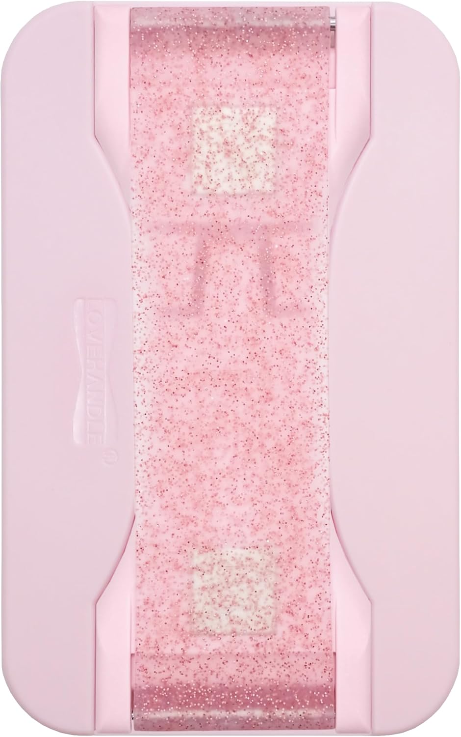 LoveHandle PRO MagSafe Compatible Magnetic Phone Grip w/Kickstand - Mount, Strap and Stand for Smartphone and Tablet - MagSafe Ring Included - Fits All Devices - Pink Diamond Glitter