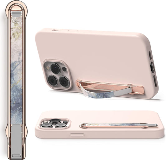 SleekGrip Premium: Swappable Phone Stand & Phone Grip - Ultra Thin Convertible Grip Holder Fits Most iPhone and Android Cases, Phone Strap Compatible with Wireless Chargers and Car Mounts