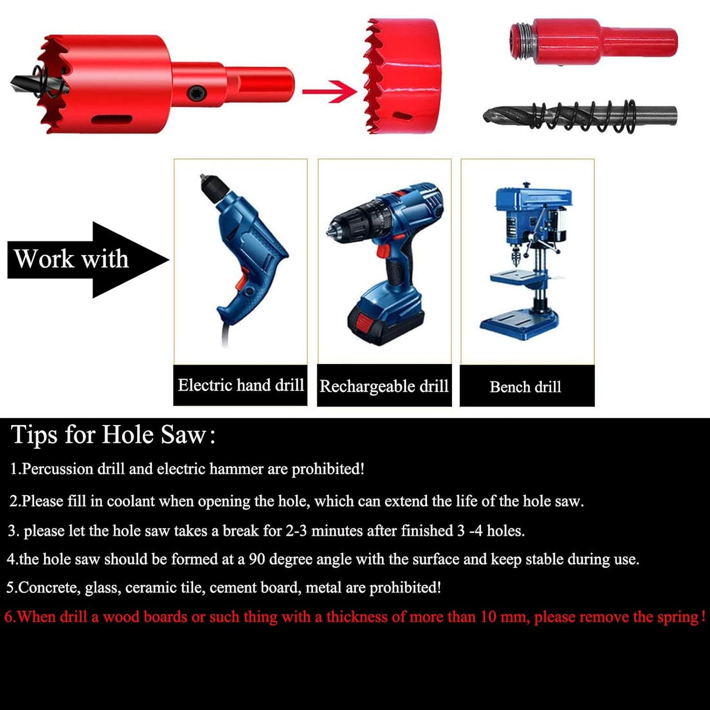 TuTuYa 6PCS Desk Grommet, 3-1/6inch (80mm) White Desk Cable Hole Covers, Ideal for Office and Home Table Cable