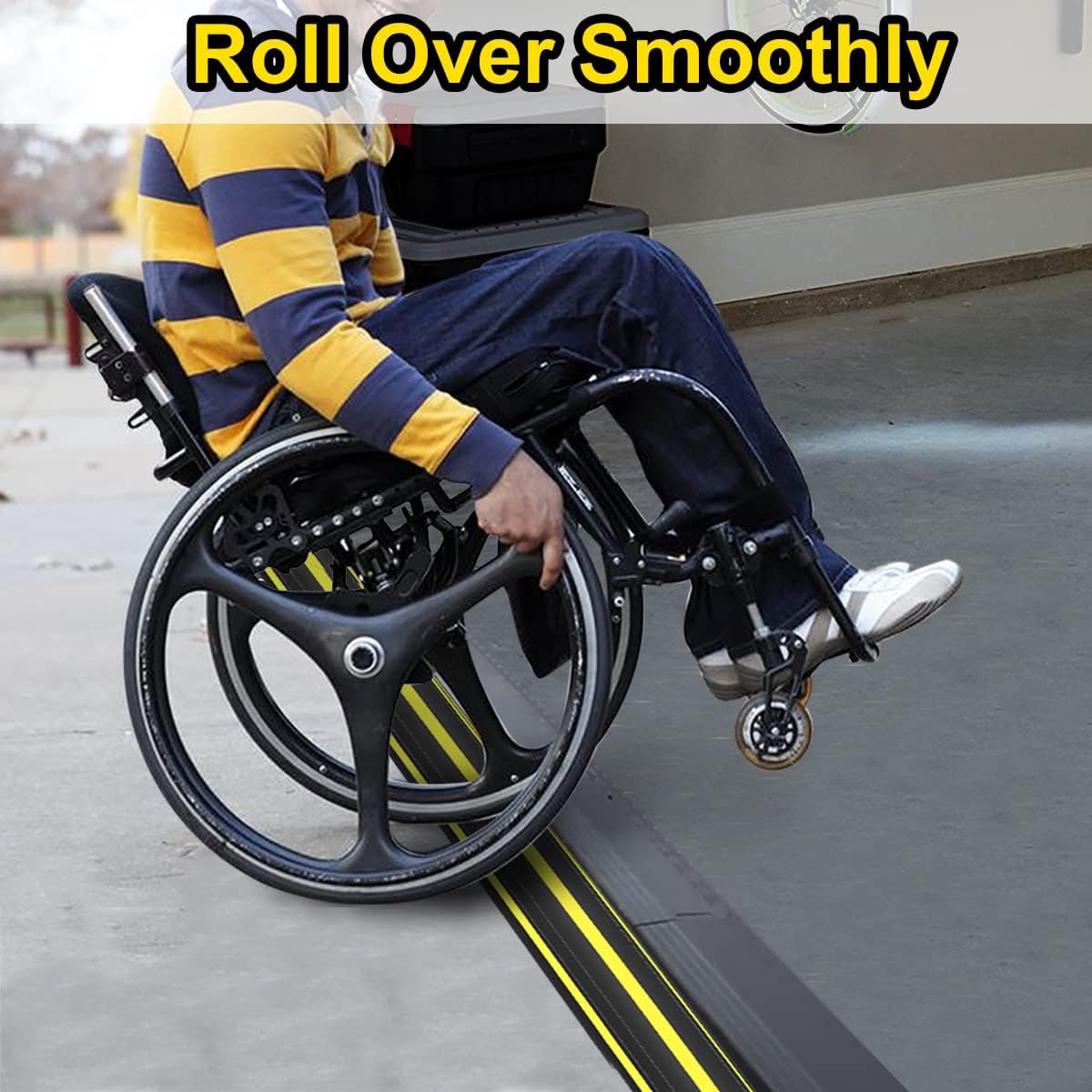 10 ft Floor Cable Cover Protector, Heavy Duty PVC Duct Easy to Unroll, Prevent Trip Hazard for Home Office or Outdoor Settings