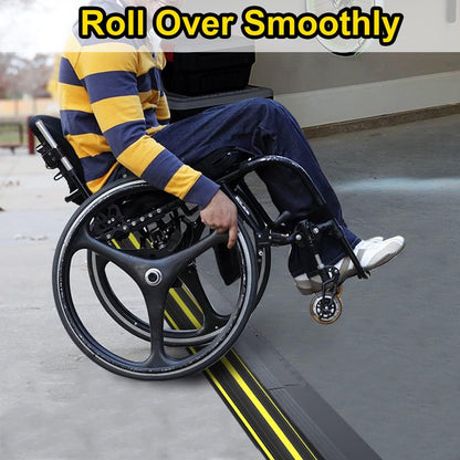 10 ft Floor Cable Cover Protector, Heavy Duty PVC Duct Easy to Unroll, Prevent Trip Hazard for Home Office or Outdoor Settings