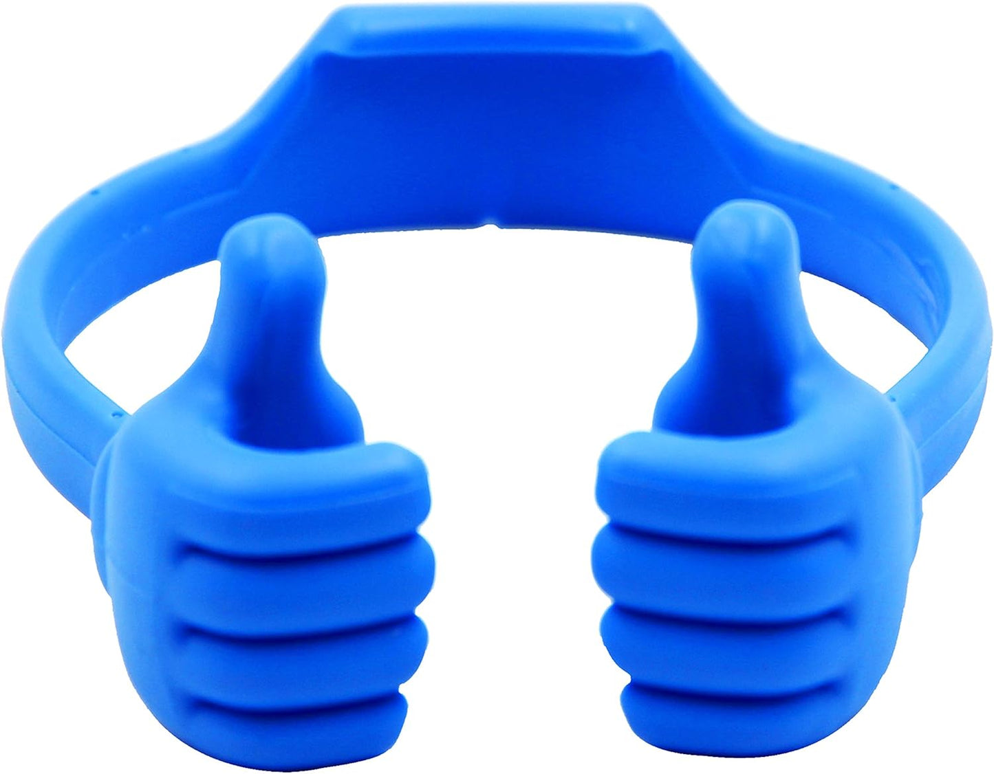 Honsky Thumbs-up Cell Phone Stand Holder,Tablet Stand Cradle for Desk Desktop Smartphone Cellphone Mobile Phone,Tablets - Universal, Adjustable Flexible,Blue