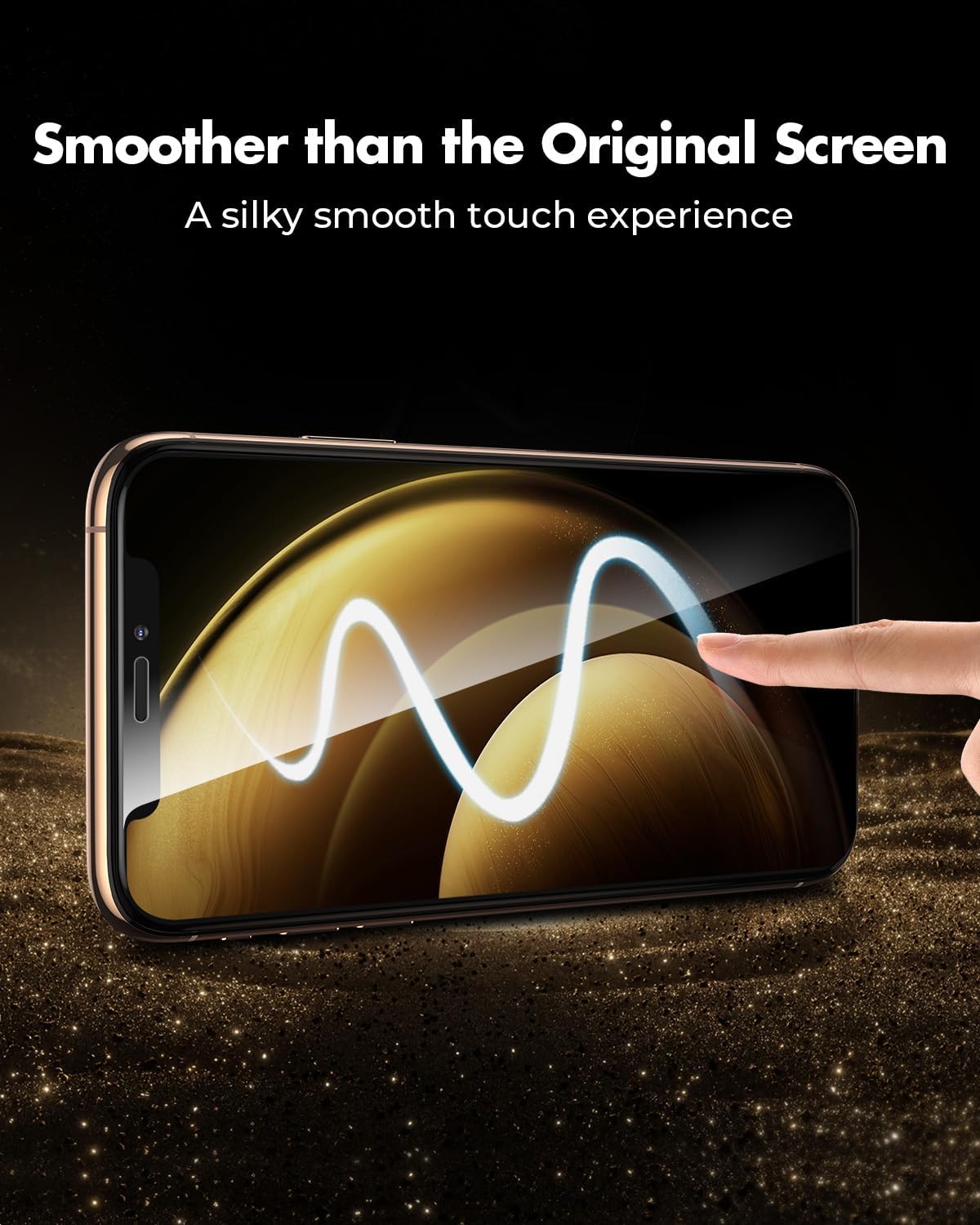 UNBREAKcable Tempered Glass Screen Protector Film for iPhone X/11 Pro/XS (5.8 Inches) [Pack of 2] HD 9H Hardness [Anti-Scratch, Anti-Fingermarks, Bubble Free and Ultra Clear]