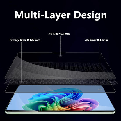 Megoo Privacy Screen for Surface Laptop 13 inch (2025), Magnetic Anti-Spy Film, Anti-Glare, Blue Light Filter, Washable Nano Adhesive, Removable Design