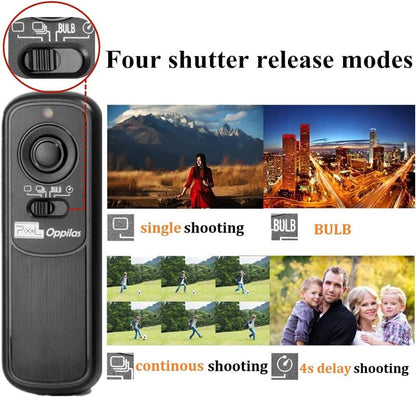 Pixel 2.4GHz Digital Wireless Remote Control S2 Remote Shutter Release for Sony A58 A68 A1 A9 A7 A7II A7R A7RII A7S A5000 A5100 A6000 A6300 A6400 A6500 A6600 RX100II HX300 HX400 HX400V HX50V HX90 RX10