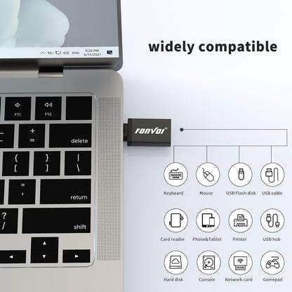 USB C to USB Adapter[4-Park], USB Type C Male to USB 3.0 Female OTG Adapter Compatible with MacBook Pro,Chromebook,Pixelbook,Microsoft,Samsung Galaxy S8 9 10 20 21 S22 Ultra Plus Note (Black)