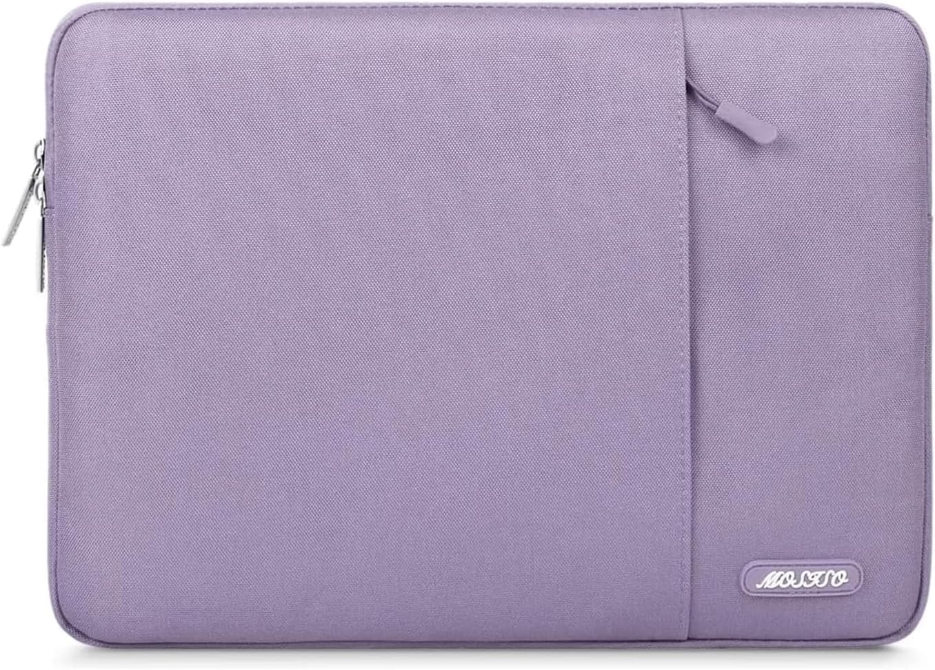 MOSISO Laptop Case 15 inch, 15 inch Laptop Sleeve Compatible with MacBook Air 15 M4 A3241 M3 A3114 M2 A2941 2025 2024 2023,Dell XPS 15,Polyester Vertical Computer Sleeve Bag with Pocket, Purple