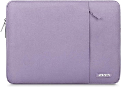MOSISO Laptop Case 15 inch, 15 inch Laptop Sleeve Compatible with MacBook Air 15 M4 A3241 M3 A3114 M2 A2941 2025 2024 2023,Dell XPS 15,Polyester Vertical Computer Sleeve Bag with Pocket, Purple