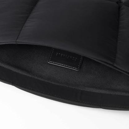 Comfyable Puffy Laptop Sleeve 13 Inch 14 Inch, Quilted Puffer Laptop Carrying Case, Pillow Case Compatible with MacBook Air M4 2025 M3 M2 M1, MacBook Pro M4 Pro/Max, Black