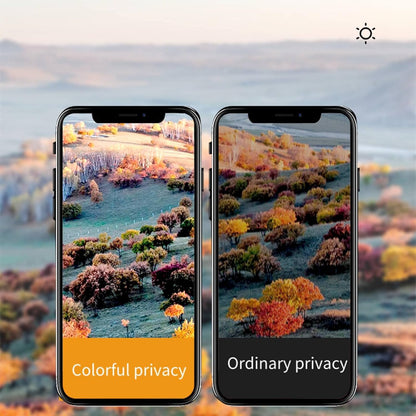 Privacy Screen Protector for iPhone 12 Pro max (6.7 inch)- Flexible film, Gradient Colorful, Anti-blue light, anti-glare, filter screenultraviolet