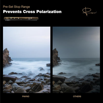 PolarPro 95mm Peter McKinnon VND Camera Filter - 2-5 Stop Variable Neutral Density Lens Filter for DSLR/Mirrorless Professional Video – PMVND Signature Edition II for Cinematic Shutter Speed Control