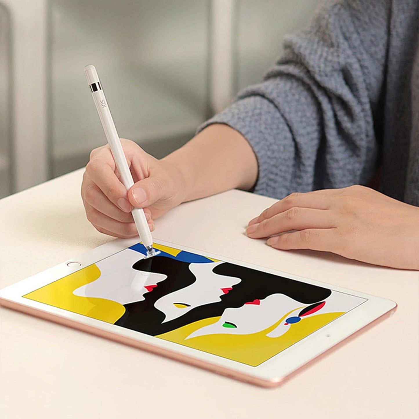 24pcs Stylus Tips Replacement Tips Only, High Precision Replaceable Stylus Pen Disc Tops, Silicone Round Stylus Pen Tip for Mobile Phones and Tablet PC Touch Screen Devices