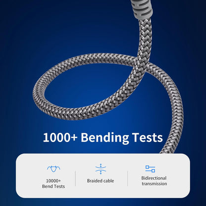 Devinal 1/4 inch Headphone Extension Cable, 6.35mm TRS Male to Female Stereo Cord, Quarter Inch Guitar Cable Extender, 20ft (6 Meters)