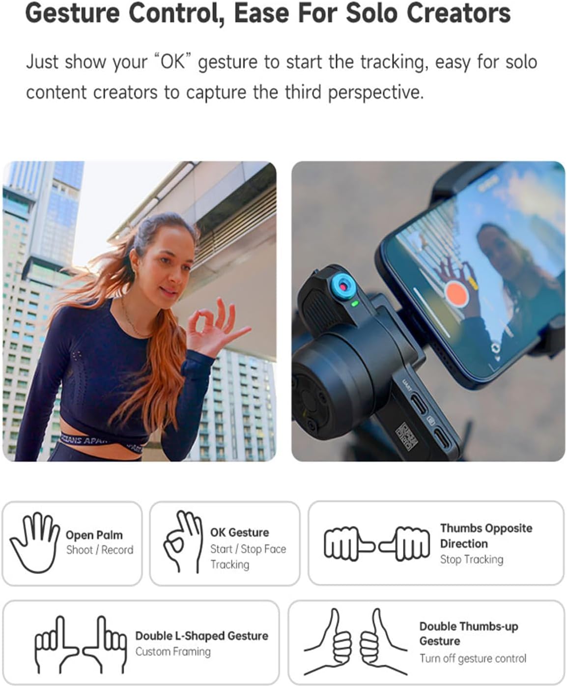 FeiyuTech Scorp MINI 3 Gimbal Stabilizer for iPhone, 3-Axis Smartphone Gimbal Built-in AI Tracking Module,Phone Gimbal with Cooling Fan and Integrated Grip Design, Touch Screen, 2KG(4.41lb) Payload