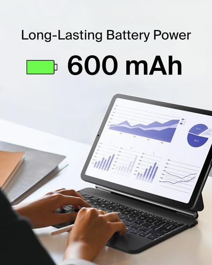 Belkin Pro Keyboard Case w/Magnetic Stand, Backlit Bluetooth Keyboard, Multi-Gesture Controls, Magnetic Apple Pencil Storage Compatibility, & Multimedia Keys for iPad 10th Generation 10.9" - Black