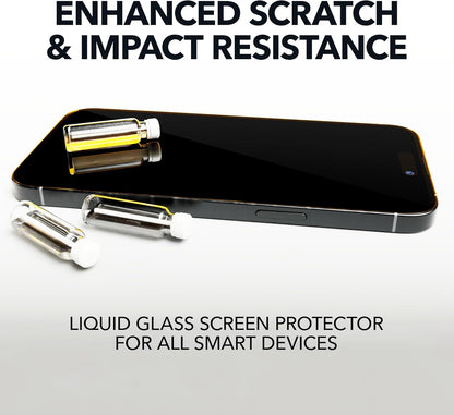 cellhelmet Liquid Glass Wipe On Extreme Glass Protection | $300 Repair Protection Guarantee | Scratch & Shatter Protection | Universal Glass Screen Protector for Phones and Smart Watches