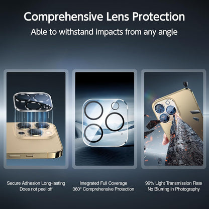 SMARTDEVIL 2+2Pack Privacy Screen Protector for iPhone 13 with Camera Lens Protector,Shatterproof Tempered Glass [True 28°Anti Spy] [9H Hardness] [Automatic Dust-Elimination Install] [Bubble Free]