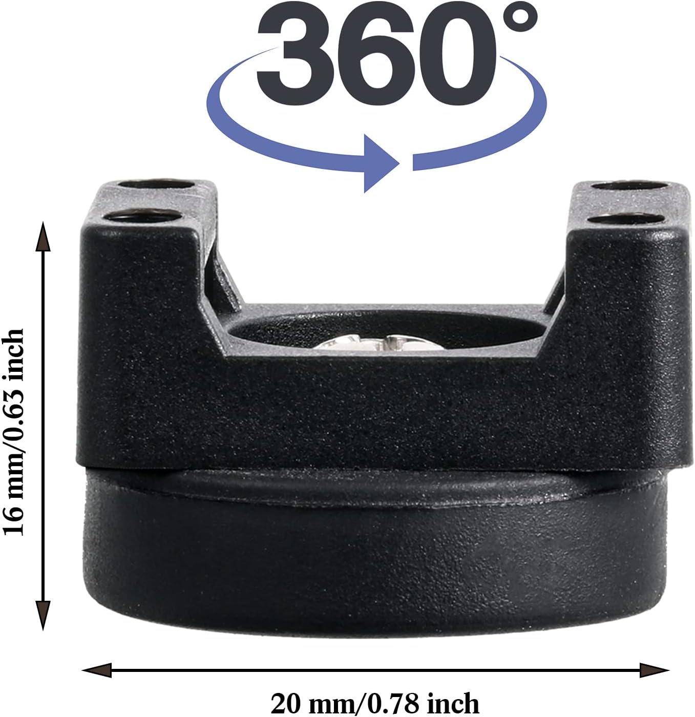 Yookeer Magnetic Zip Tie Mount Base Black Magnetic Cable Clips Wire Holder Multipurpose Cable Ties Management Base Electrical Supplies for Wire