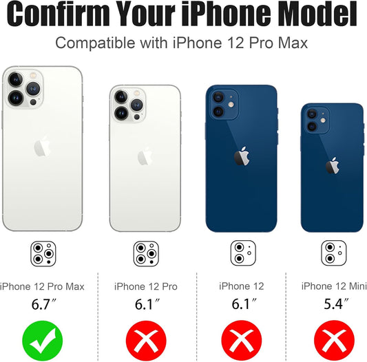 AGVEE 3+3 6 Pack for iPhone 12 Pro Max 6.7" Camera Lens Cover Protector, Bling Diamond & Bling Glitter Metal Ring 9H Tempered HD Glass Camera Cover Protector Film, Bling-Pink