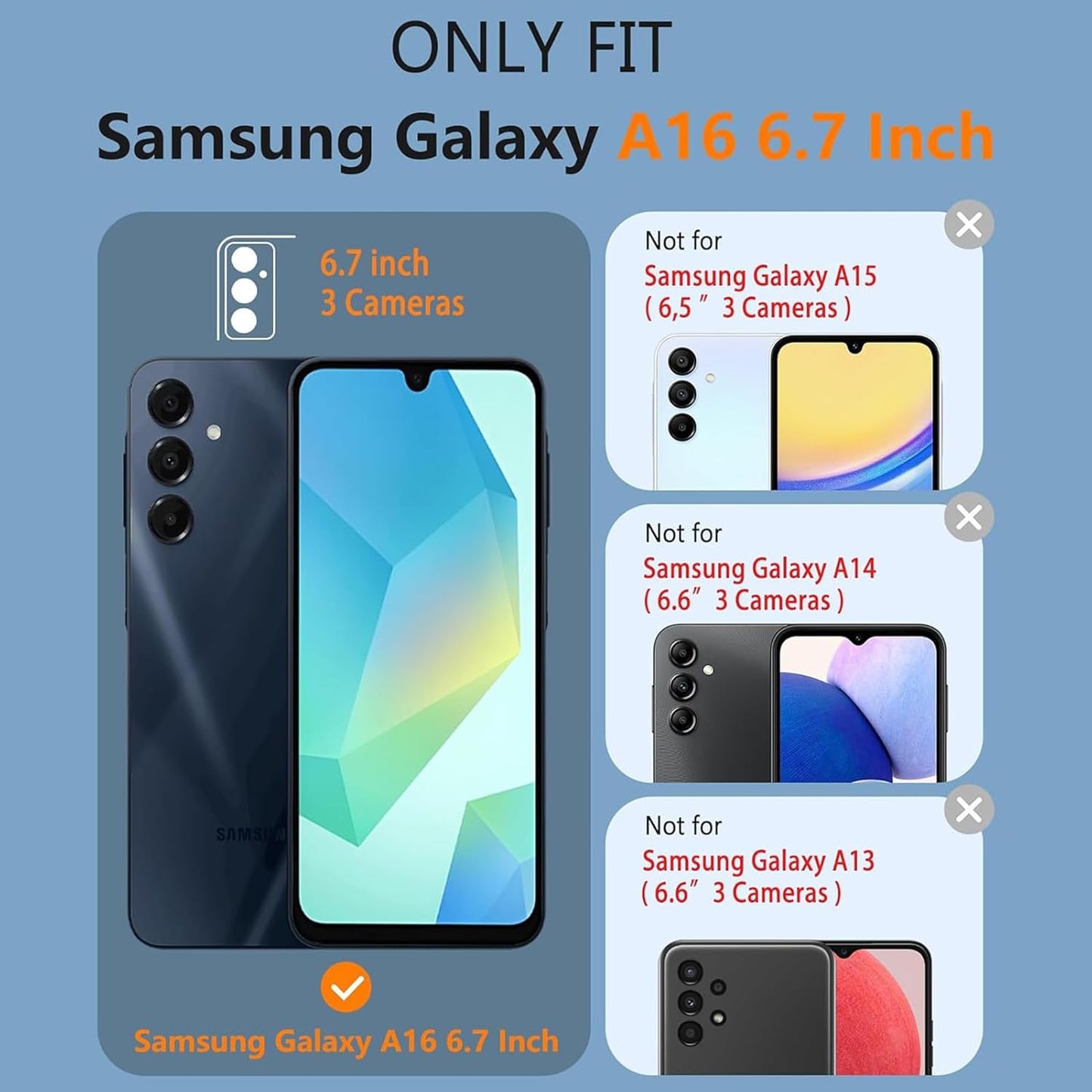 Battery Case for Galaxy A16/A17,Enhanced 10000mAh Portable Protective Wireless Charging Case Support Carplay Compatible with Galaxy A16 A17(6.7 inch) Rechargeable Extended Battery Charger Cover-Black