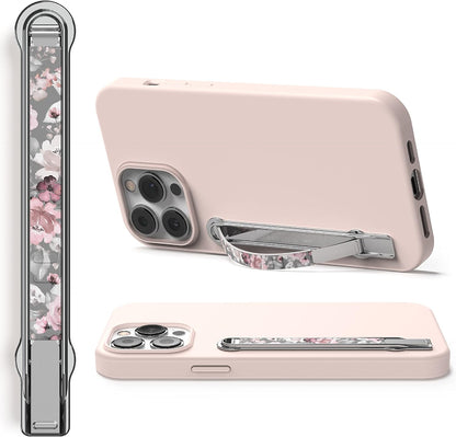 SleekGrip Premium: Swappable Phone Stand & Phone Grip - Ultra Thin Convertible Grip Holder Fits Most iPhone and Android Cases, Phone Strap Compatible with Wireless Chargers and Car Mounts