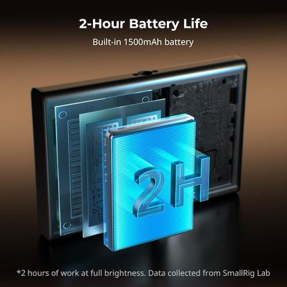 SmallRig Phone Vlog Selfie Monitor Screen for iPhone for Huawei for S24/S25, w/Magnetic Phone Holder Clip Mount & Wireless Remote, Sync Rear Camera for Selfie Vlog Live Stream Phone Filmmaking - 4851